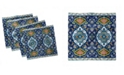 Ambesonne Moroccan Set of 4 Napkins, 12" x 12"